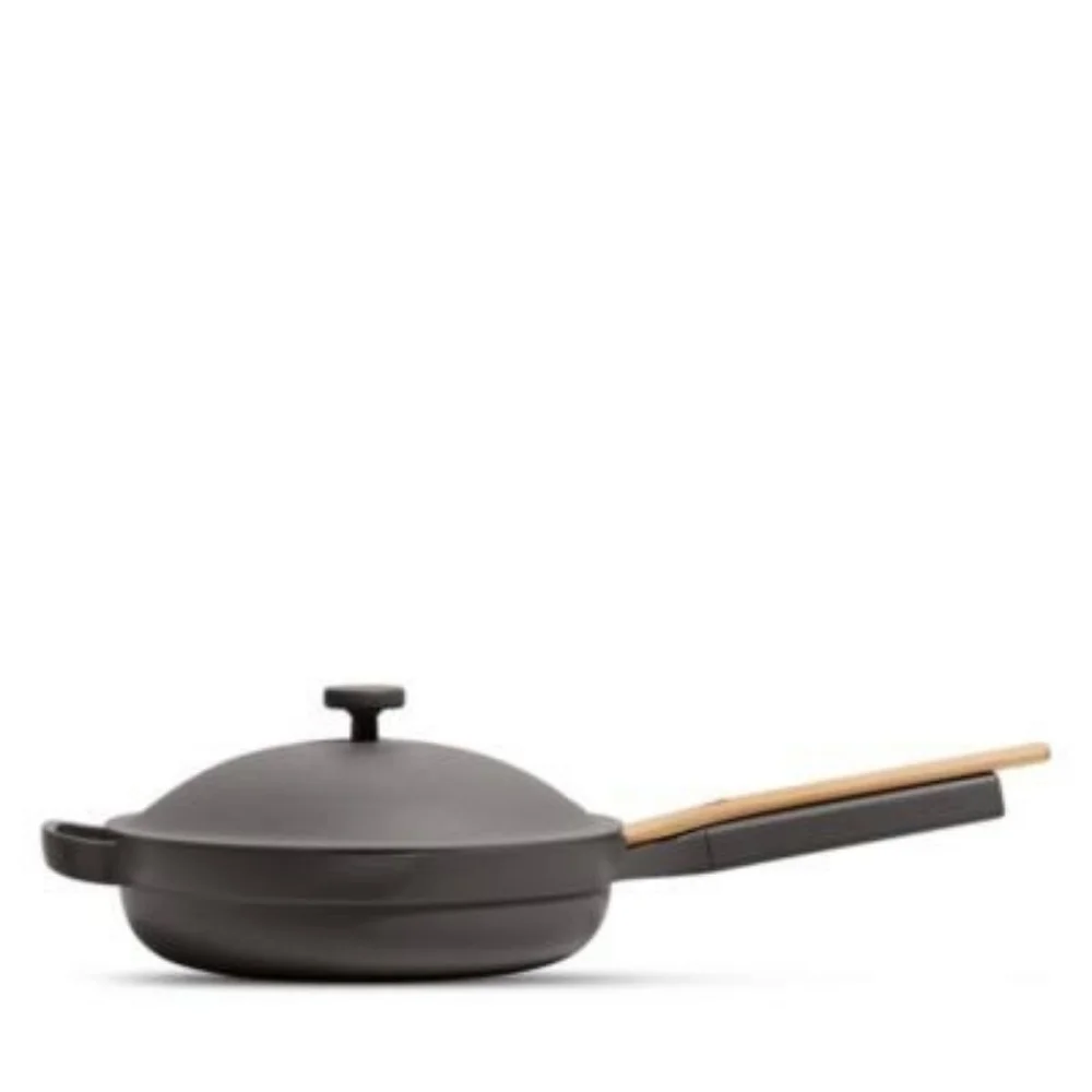 Our Place‎ Always Pan 10.5” w/ Lid Spoon Rest & Pour Spouts Charcoal Gray